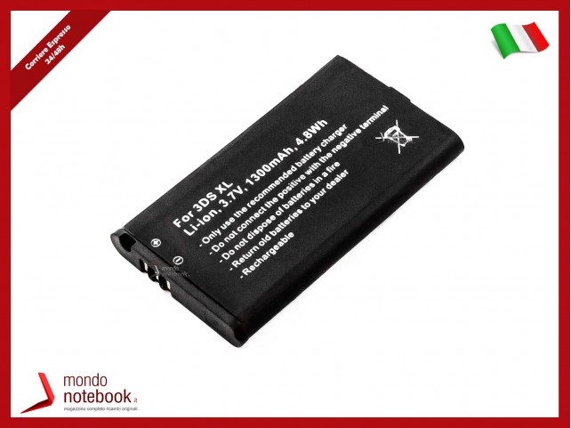 Batteria Compatibile Alta Qualità per Nintendo 3DS XL 3.7V 1300mAh 4.8Wh Li-ion