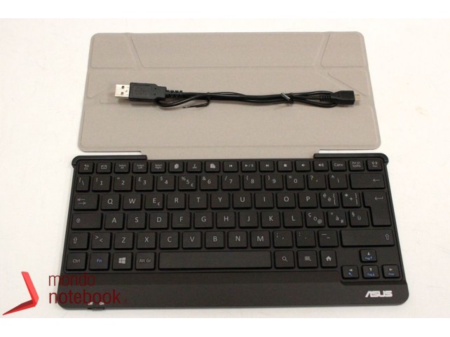 TASTIERA BLUETOOTH ASUS universale per tablet fino a 10" nera PAD-16 TRANSKEYBOARD BK/IT//BT