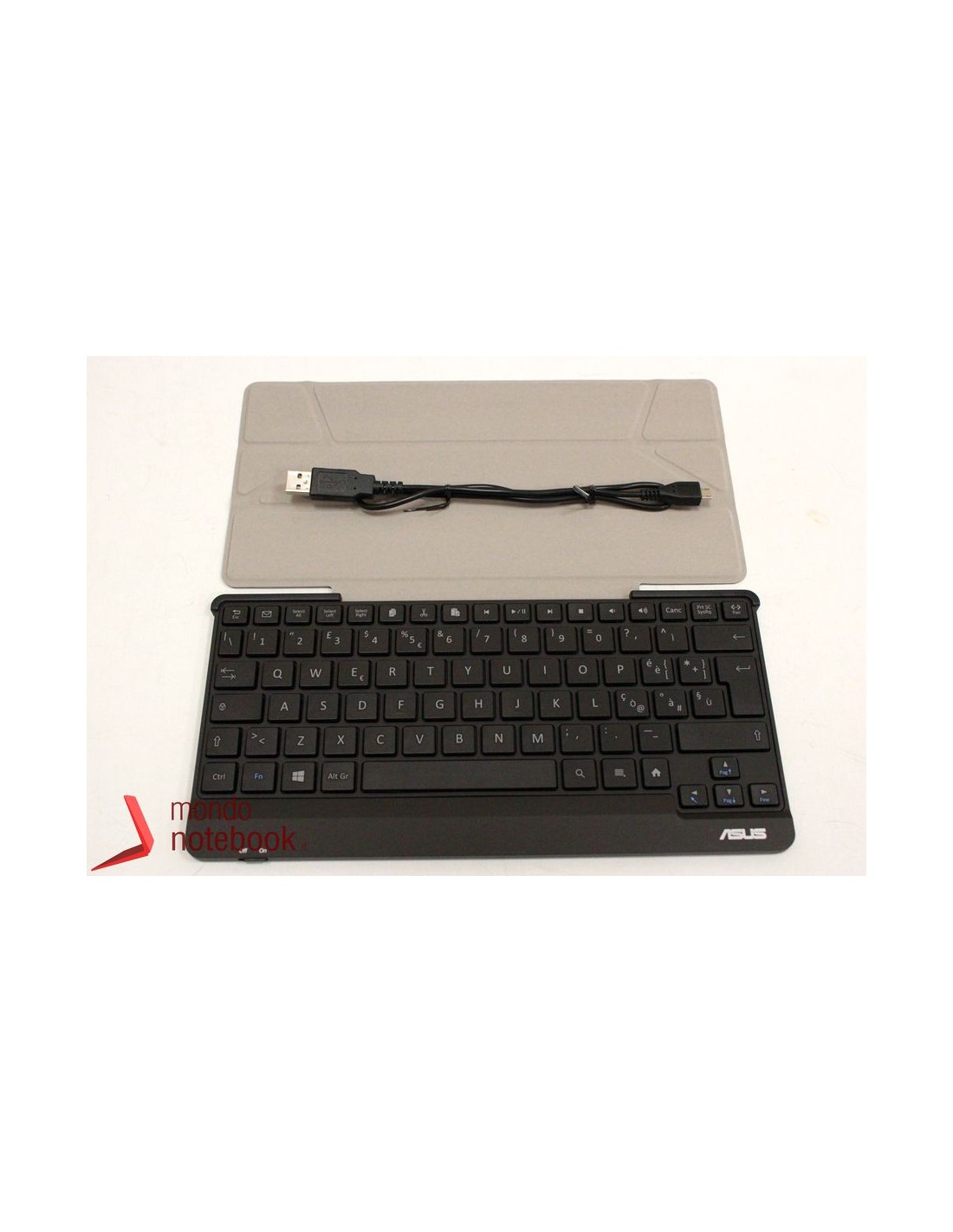 TASTIERA BLUETOOTH ASUS universale per tablet fino a 10 nera PAD-16  TRANSKEYBOARD BK/IT//