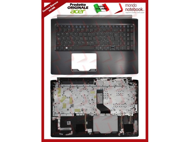 Tastiera con Top Case ACER Aspire A515-41G A515-51 A515-51G (Nera) Layout Italiano