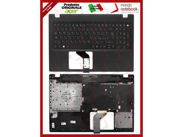 Tastiera con Top Case ACER Extensa 2511 TravelMate TMP257-M Italiana