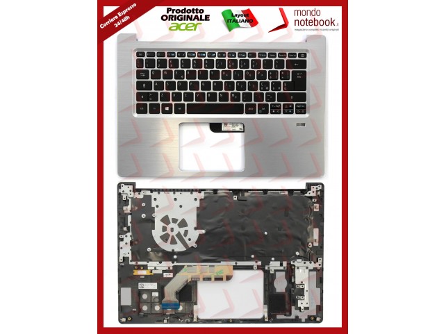 Tastiera con Top Case ACER Notebook Swift SF314-52 Silver 6B.GQMN5.006