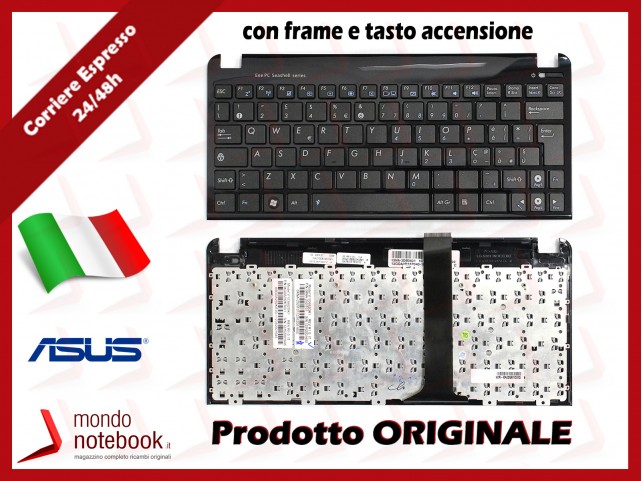 Tastiera con Top Case ASUS EeePC 1011PX 1015PX 1015P 1015 PEM (NERA)