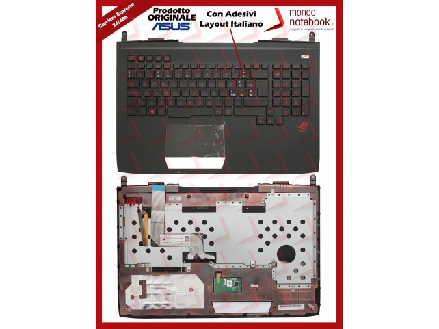 Tastiera con Top Case ASUS G751JL G751JT G751JY con Adesivi LAYOUT ITALIANO