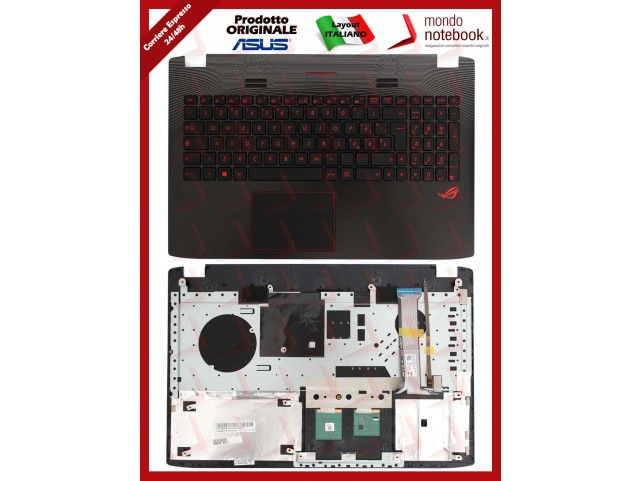 Tastiera con Top Case ASUS GL552VW (RETROILLUMINATA) - Italiana