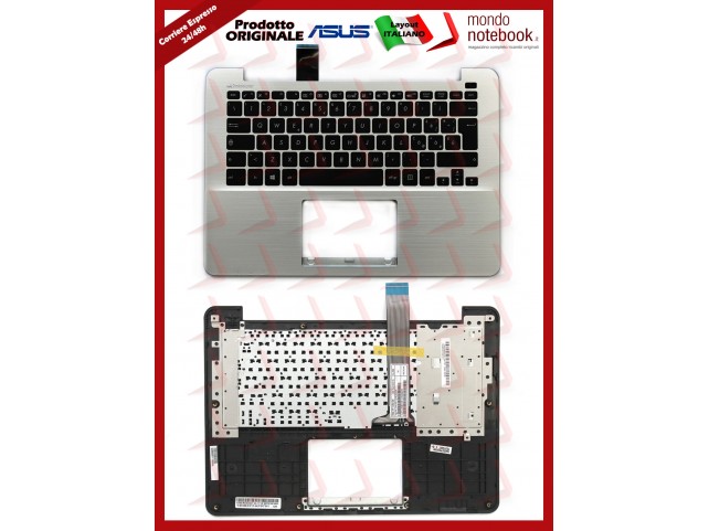 Tastiera con Top Case ASUS X302UA X302UJ X302UV X302LJ X302LA (Silver)
