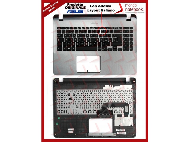 Tastiera con Top Case ASUS X507UA con Adesivi Layout Italiano