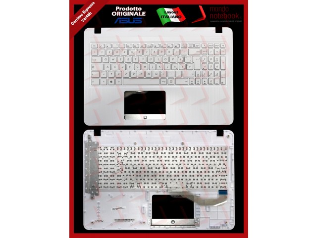 Tastiera con Top Case ASUS X540 X543 A540 F540 (Bianca) Italiana