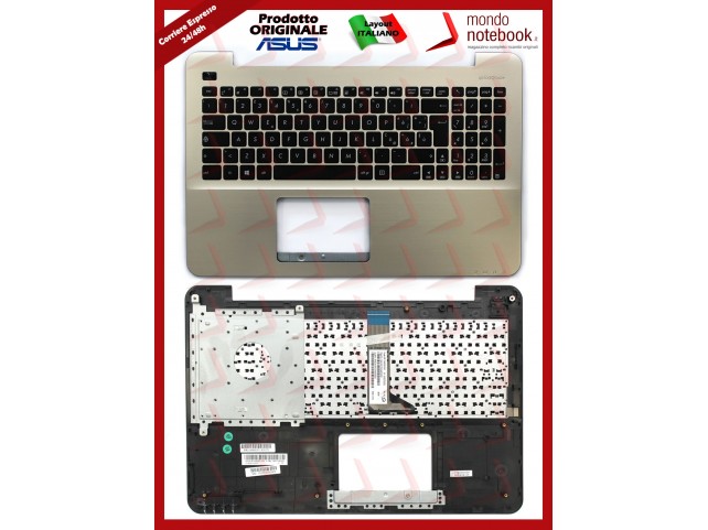 Tastiera con Top Case ASUS X555 X555LP F555LP X555LI (Gold)