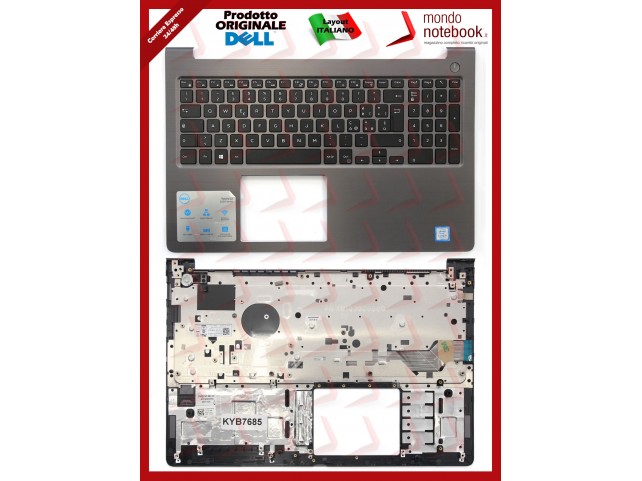 Tastiera con Top Case DELL Vostro 15-5000 15 (5568) (Grigia) Italiana