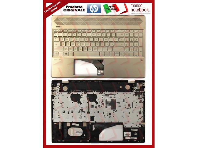 Tastiera con Top Case HP Pavilion 15-CS (Gold) Italiana