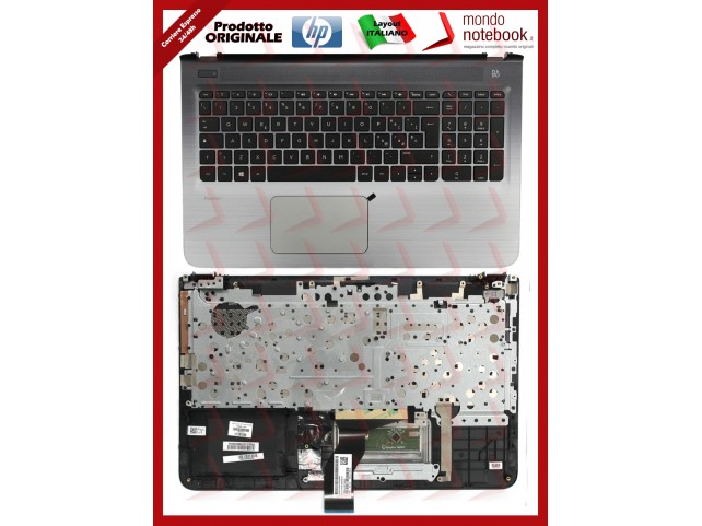 Tastiera con Top Case HP Pavilion 15-AB Series (Italiana)