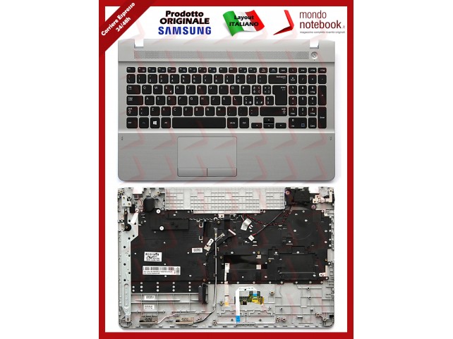 Tastiera con Top Case SAMSUNG Ativ Book 2 270E5 Series Ver. 3.0