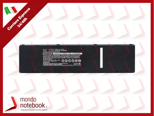 Batteria Compatibile Alta Qualità ASUS PU301LA Series 44Wh Li-Pol 11.1V 3950mAh