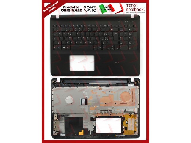 Tastiera con Top Case SONY SVF152 SVF153 SERIES (Nera) Italiana