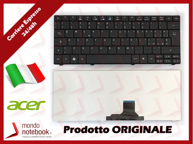 Tastiera Netbook ACER Aspire One 751H 752 722 Timeline 1810T 1410 (NERA) Italiana