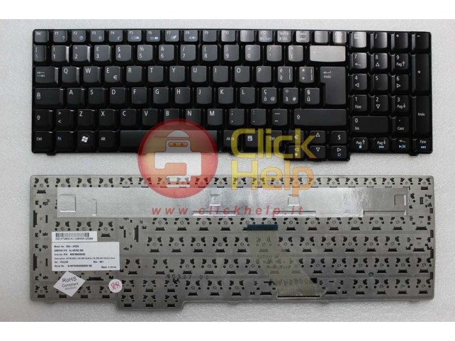 Tastiera Notebook ACER Aspire 5235 5735 6530 6930 9420 (NERO LUCIDO)