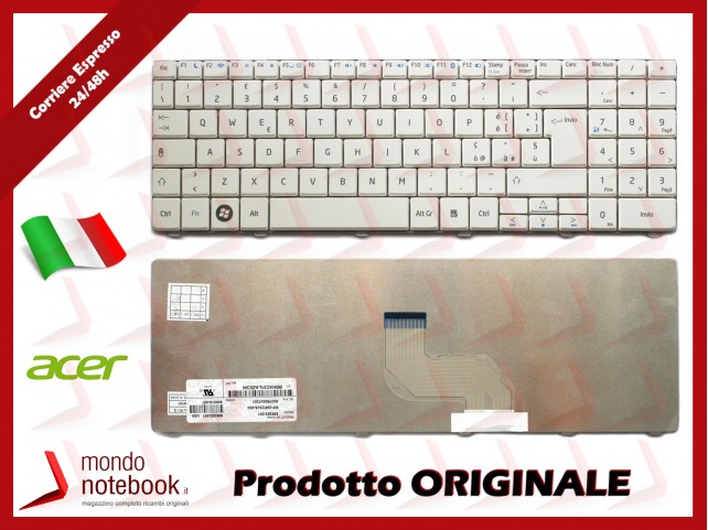 Tastiera Notebook ACER Aspire 5516 5517 5241 5332 5532 5541 5541G 5732Z (BIANCA)