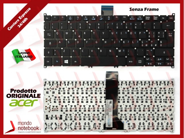 Tastiera Notebook ACER Aspire V3-111P V3-331 V3-371 E3-111 ES1-111 ES1-311