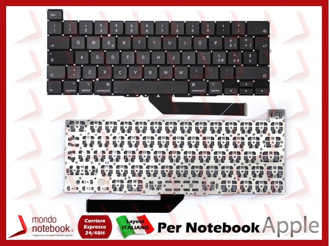 Tastiera Notebook APPLE Macbook Pro 16" A2141 2019 con Touch Bar - Italiana