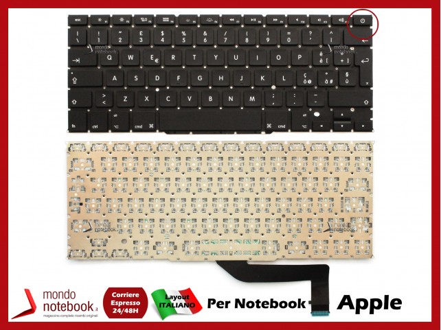 Tastiera Notebook APPLE Macbook Pro Retina 15" A1398 (2012 - 2015)