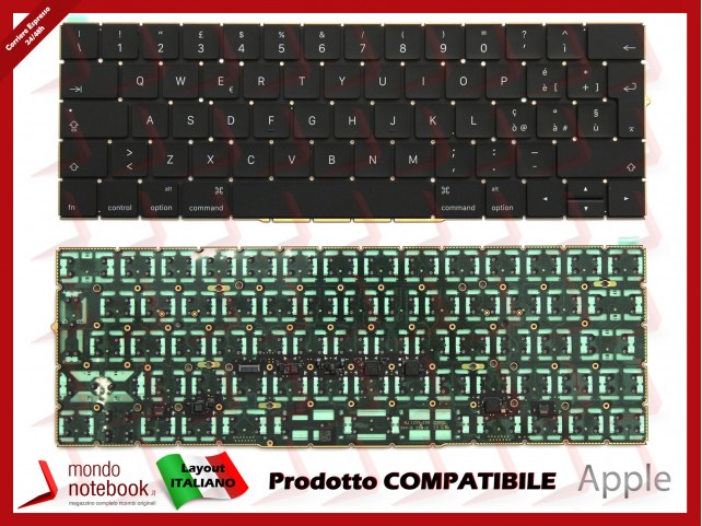 Tastiera Notebook APPLE Macbook pro Retina A1706 A1707 fine 2016 metà 2017 Italiana