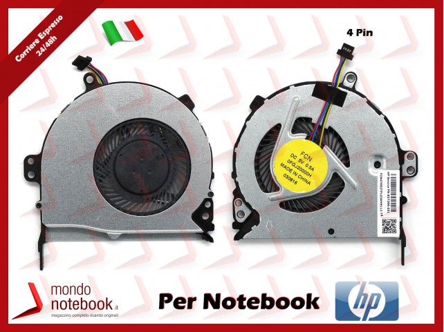 Ventola Fan CPU HP ProBook 440 G3 (4 Pin) 837296-001