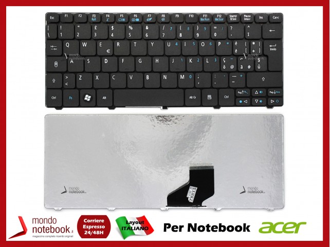 Tastiera Netbook ACER Aspire One 532H 533 521 D260 (NERA)