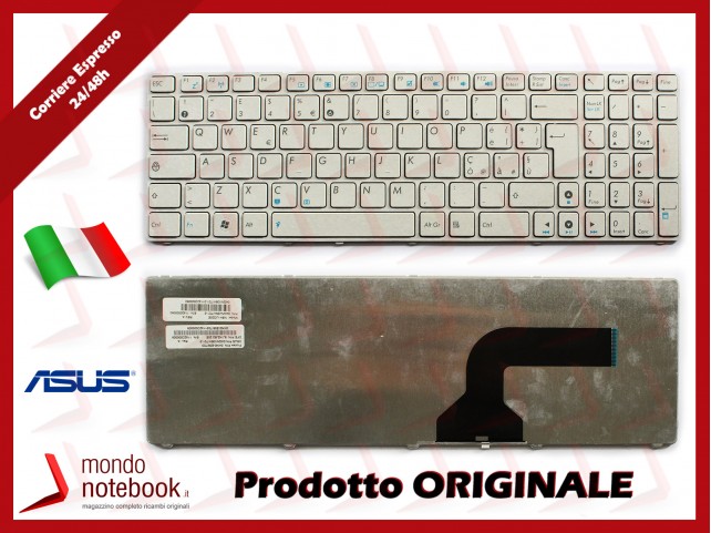Tastiera Notebook ASUS N50 K52 K70 K72 G72 G51 G73 N61 X73 X53 K53 K53SC (BIANCA)
