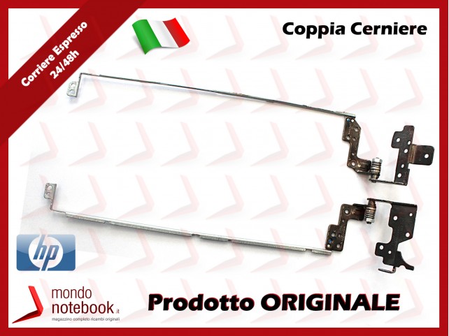 Cerniere Hinges HP 15-G 15-R 245 G3 250 G3 250 G4 255 G3 256 G3 (COPPIA)(Versione No touch)