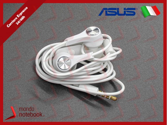 Cuffie Auricolari Headset Originali ASUS per Zenfone (Bianche) In-Ear