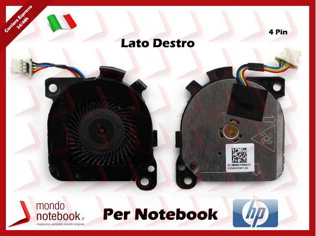 Ventola Fan HP Envy 13-D Series (Lato Destro)