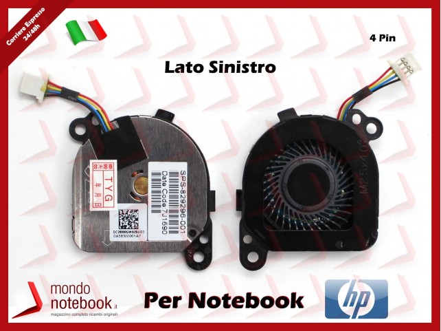 Ventola Fan HP Envy 13-D Series (Lato Sinistro)