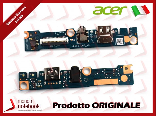 Connettore I/O USB Board ACER Aspire A514-52 A514-52G A315-22G A315-22 A315-34 Swift S40-51 NB8513_UB_V3 NB8513F03