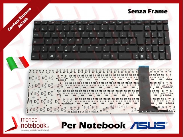 Tastiera Notebook ASUS N56 N56DP N56DY N550 (SENZA FRAME) Nera