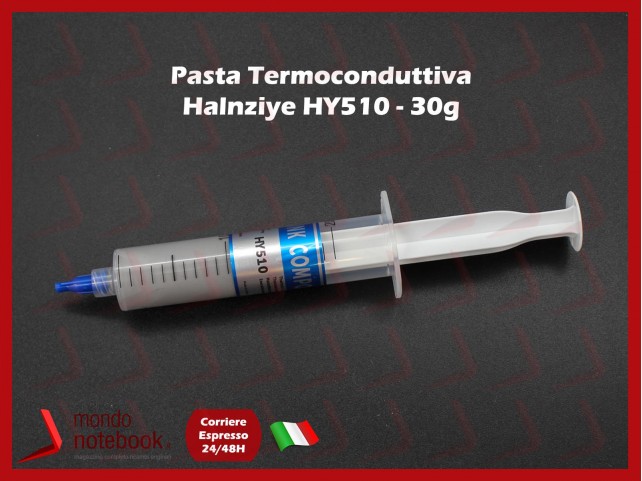 Pasta Termoconduttiva Halnziye HY510 Siringa 30g Thermal Grease Compound Grigio
