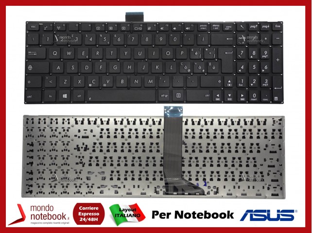 Tastiera Notebook ASUS S550 S550CA S550CM S550CB (SENZA FRAME) (FLAT CORTO)