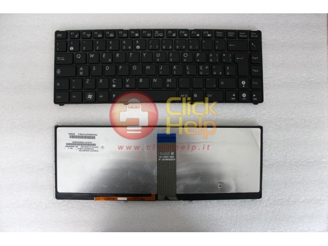 Tastiera Notebook ASUS U20A U20A-1A 284mm RETROILLUMINATA (NERA)