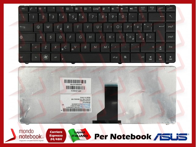 Tastiera Notebook ASUS U36JC U36SD U36SG U44SG (No frame)