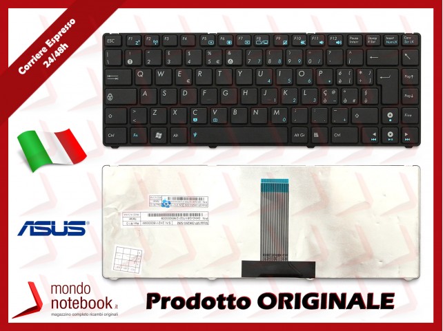 Tastiera Notebook ASUS UL20 UL20A U20A (NERA-FRAME NERO)