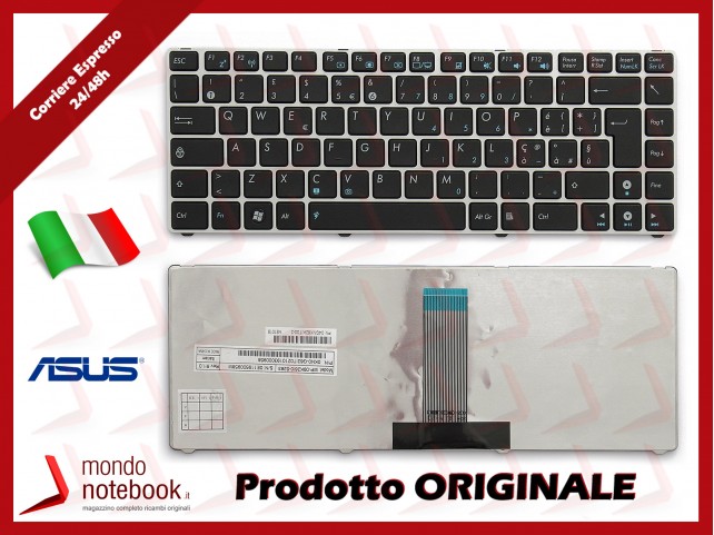 Tastiera Notebook ASUS UL20 UL20A U20A (NERA-FRAME SILVER)