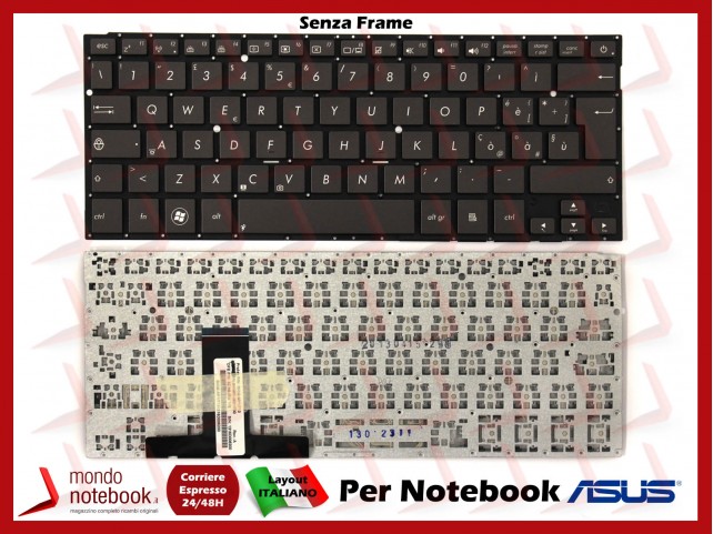 Tastiera Notebook ASUS UX32A UX32VD (UX32V) Senza Frame