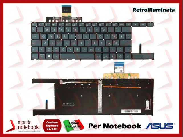 Tastiera Notebook ASUS UX481FL (Retroilluminata) Italiana