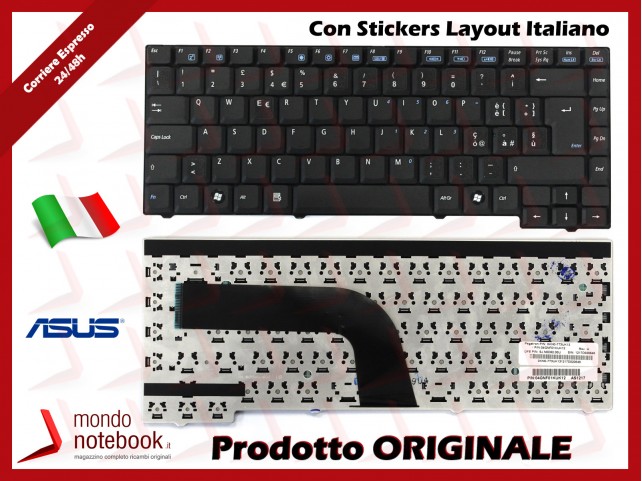 Tastiera Notebook ASUS X51L X50 X58C Z94 con ADESIVI LAYOUT ITA