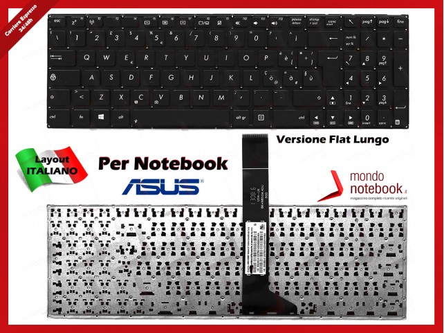 Tastiera Notebook ASUS X550 F550 F552 R510 Serie (SENZA FRAME)