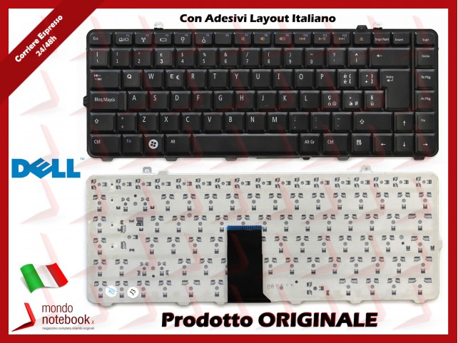 Tastiera Notebook DELL Studio 1555 1557 con adesivi Layout ITA