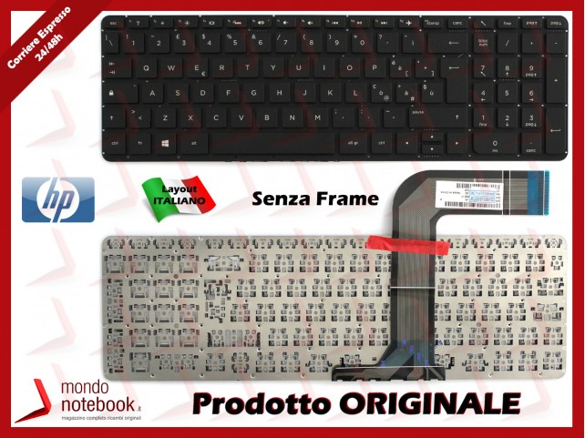 Tastiera Notebook HP 15-P 15-K 15-V 17-F Series (SENZA FRAME)