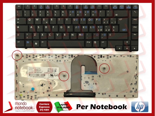 Tastiera Notebook HP 6510 6515 6510B 6515B (ITALIANA)
