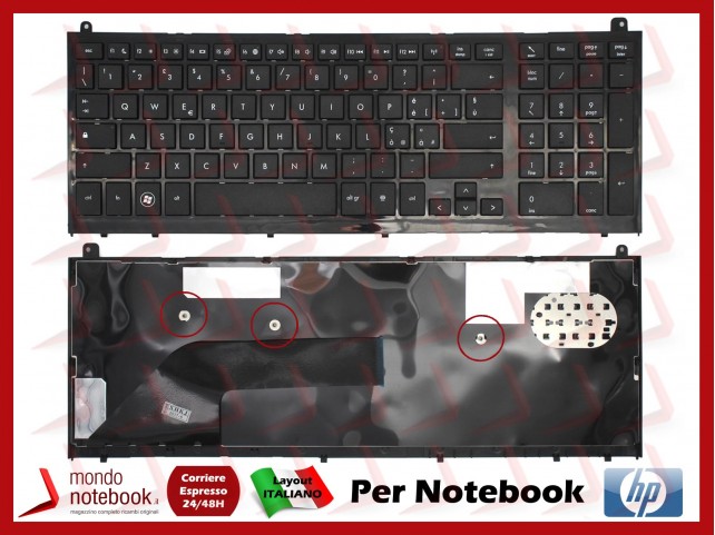 Tastiera Notebook HP Compaq ProBook 4520S (NERO) - 598691-061