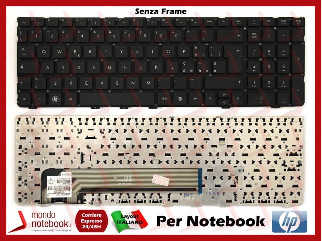 Tastiera Notebook HP Compaq ProBook 4535S 4530S 4730S (NERO)